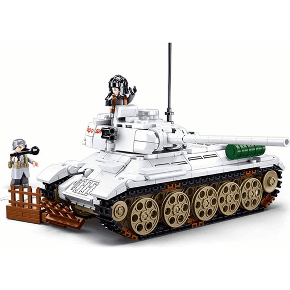 Building & Construction Toys | Army Battle Of Budapest – T-34/35 Medium Heavy Tank 518Pcs Building & Construction Toys Building & Construction Toys