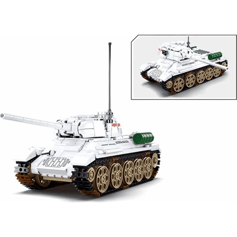 Building & Construction Toys | Army Battle Of Budapest – T-34/35 Medium Heavy Tank 518Pcs Building & Construction Toys Building & Construction Toys