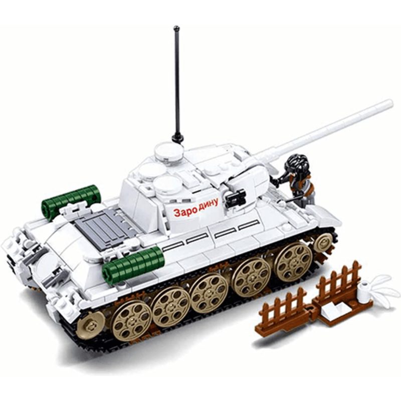 Building & Construction Toys | Army Battle Of Budapest – T-34/35 Medium Heavy Tank 518Pcs Building & Construction Toys Building & Construction Toys