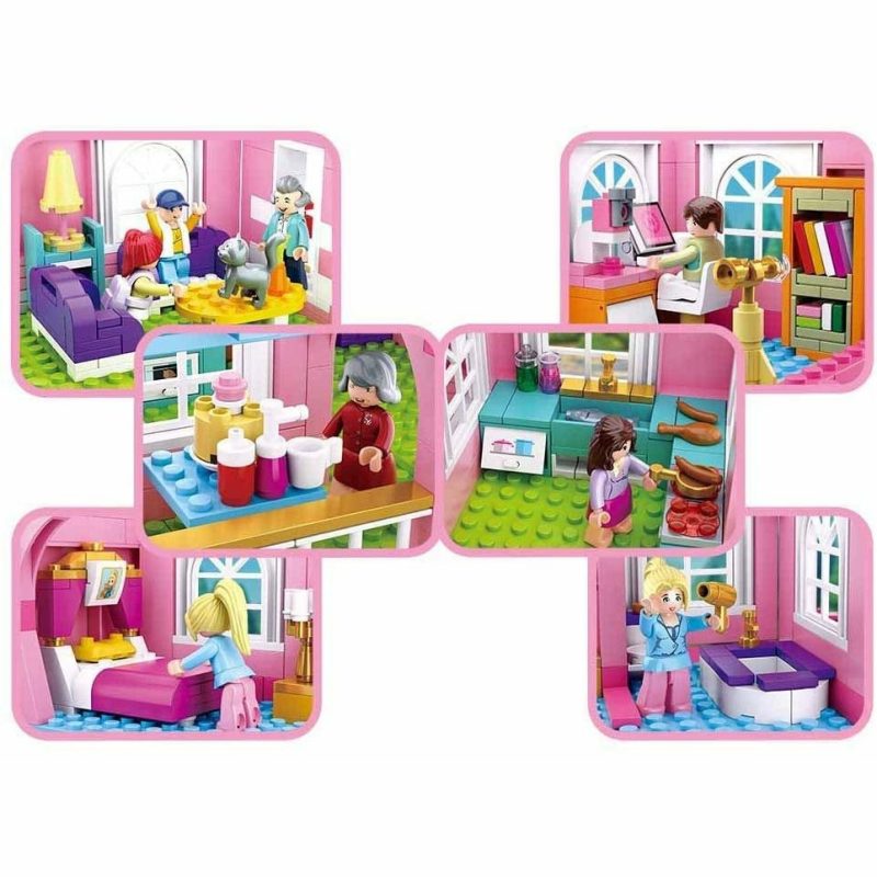 Building & Construction Toys | Girls Dream Villa 896 Pcs Building & Construction Toys Building & Construction Toys