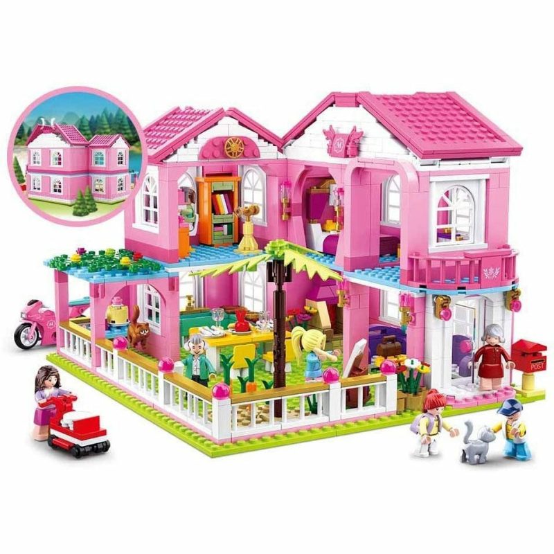 Building & Construction Toys | Girls Dream Villa 896 Pcs Building & Construction Toys Building & Construction Toys