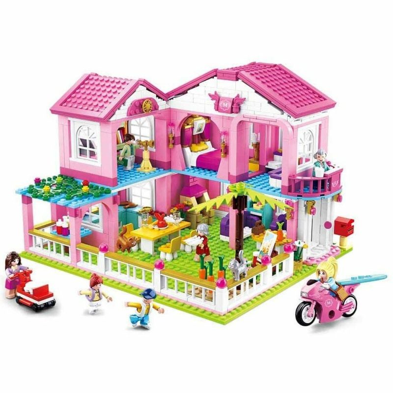 Building & Construction Toys | Girls Dream Villa 896 Pcs Building & Construction Toys Building & Construction Toys