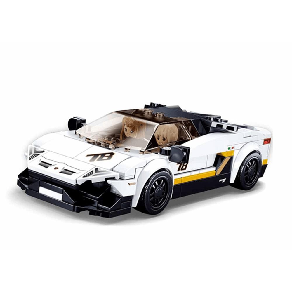 Building & Construction Toys | Italian Super Car (White) 276Pcs Building & Construction Toys Building & Construction Toys