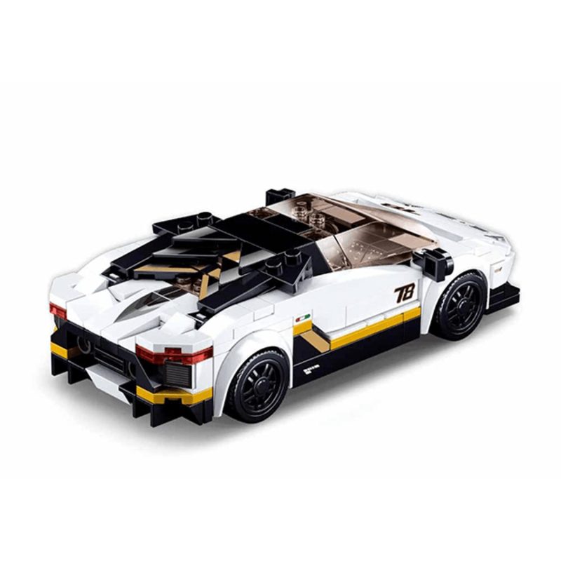 Building & Construction Toys | Italian Super Car (White) 276Pcs Building & Construction Toys Building & Construction Toys