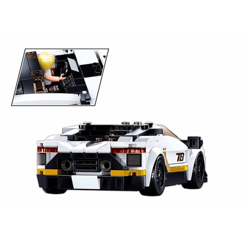 Building & Construction Toys | Italian Super Car (White) 276Pcs Building & Construction Toys Building & Construction Toys