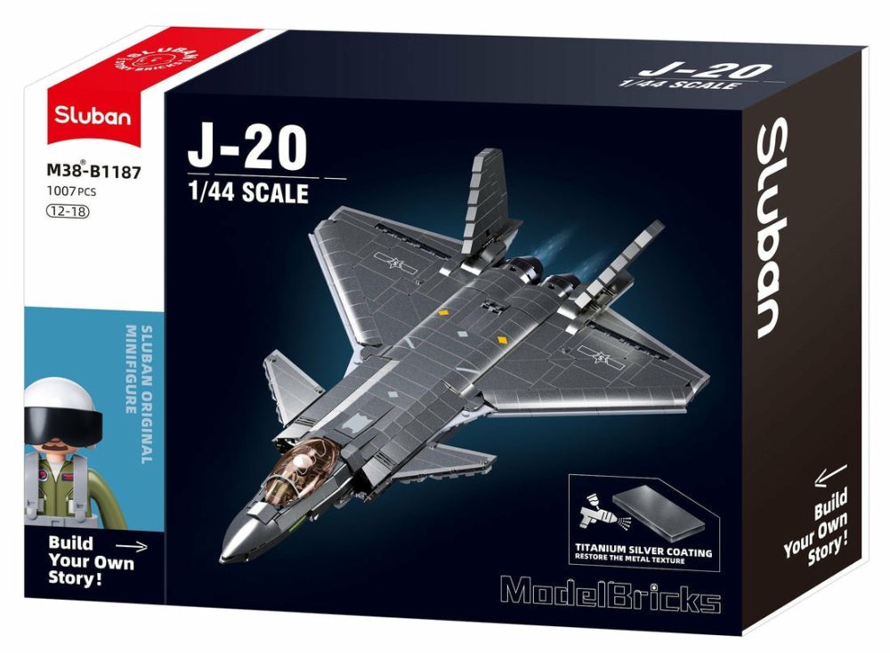 Building & Construction Toys | J20 Stealth Aircraft | 1007 Pieces Building & Construction Toys Building & Construction Toys