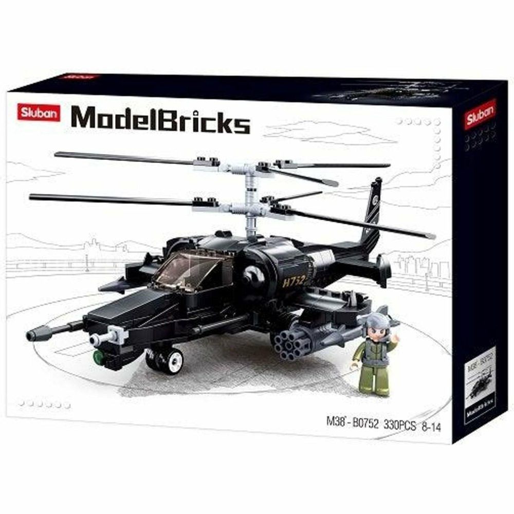 Building & Construction Toys | Ka-50 Black Shark Helicopter – 330Pcs Building & Construction Toys Building & Construction Toys