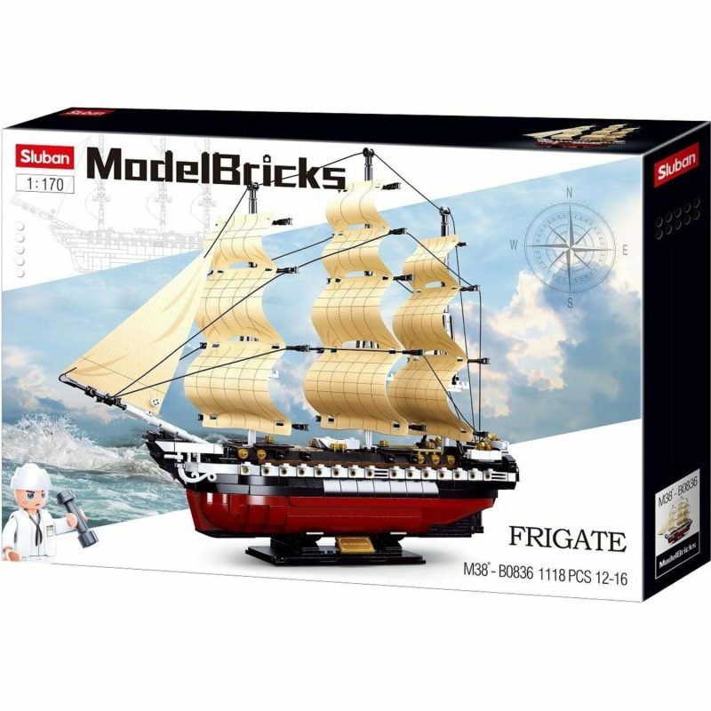 Building & Construction Toys | Model Bricks Uss Constitution Ix-21 Frigate Scale 1:170 1118 Pcs Building & Construction Toys Building & Construction Toys