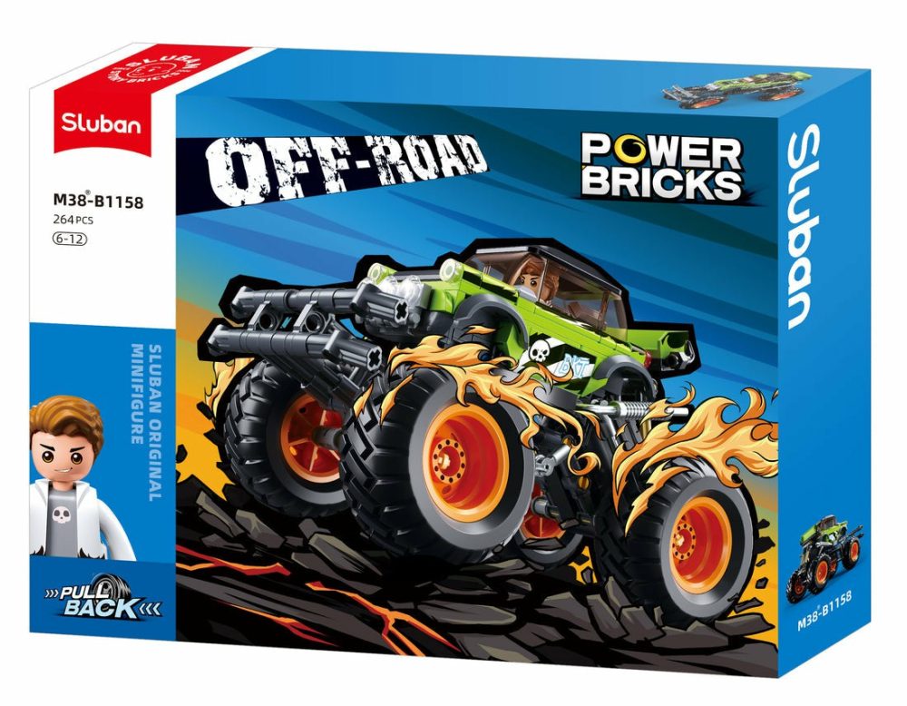 Building & Construction Toys | Power Bricks Off Road Vehicle – Big Foot Building & Construction Toys Building & Construction Toys