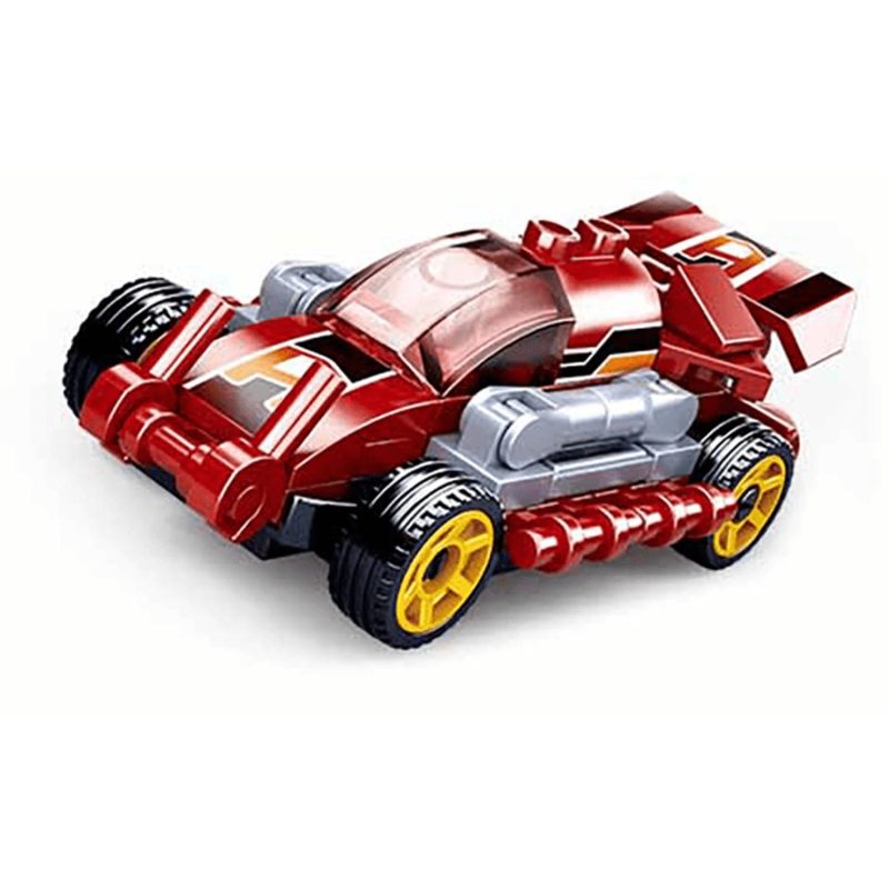 Building & Construction Toys | Power Bricks Pull Back Car – Fast Red Building & Construction Toys Building & Construction Toys