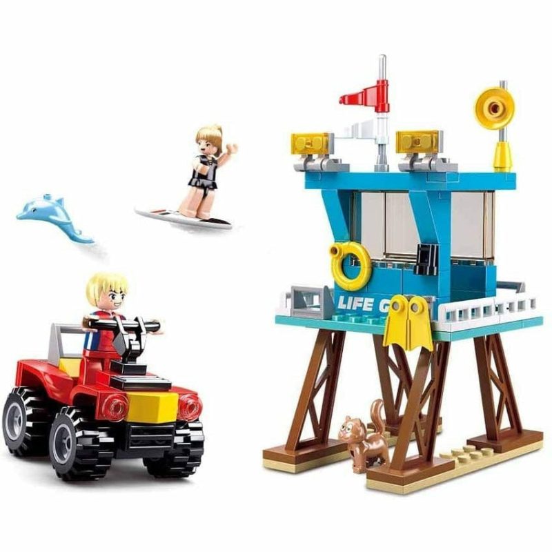 Building & Construction Toys | Surf Beach Patrol Life Guard Tower 119 Pcs Building & Construction Toys Building & Construction Toys