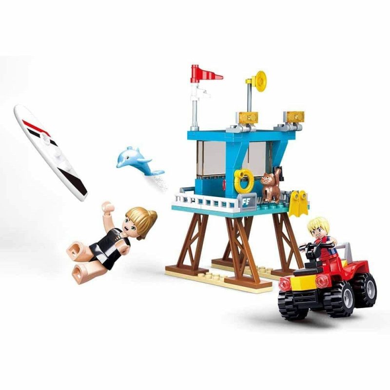 Building & Construction Toys | Surf Beach Patrol Life Guard Tower 119 Pcs Building & Construction Toys Building & Construction Toys