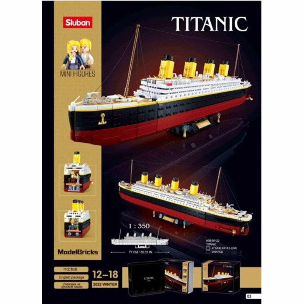 Building & Construction Toys | Titanic – Scale 1:350 2401Pcs Building & Construction Toys Building & Construction Toys