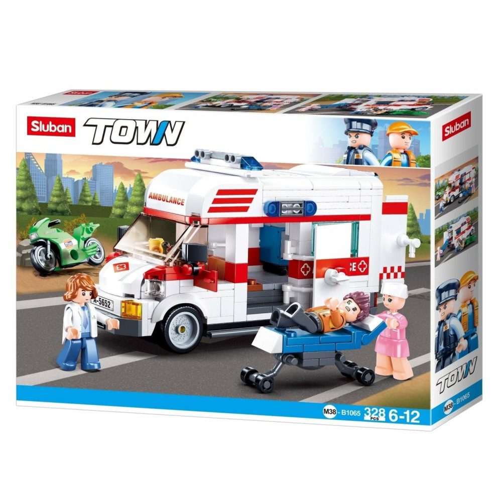 Building & Construction Toys | Town Ambulance 328 Pcs Building & Construction Toys Building & Construction Toys