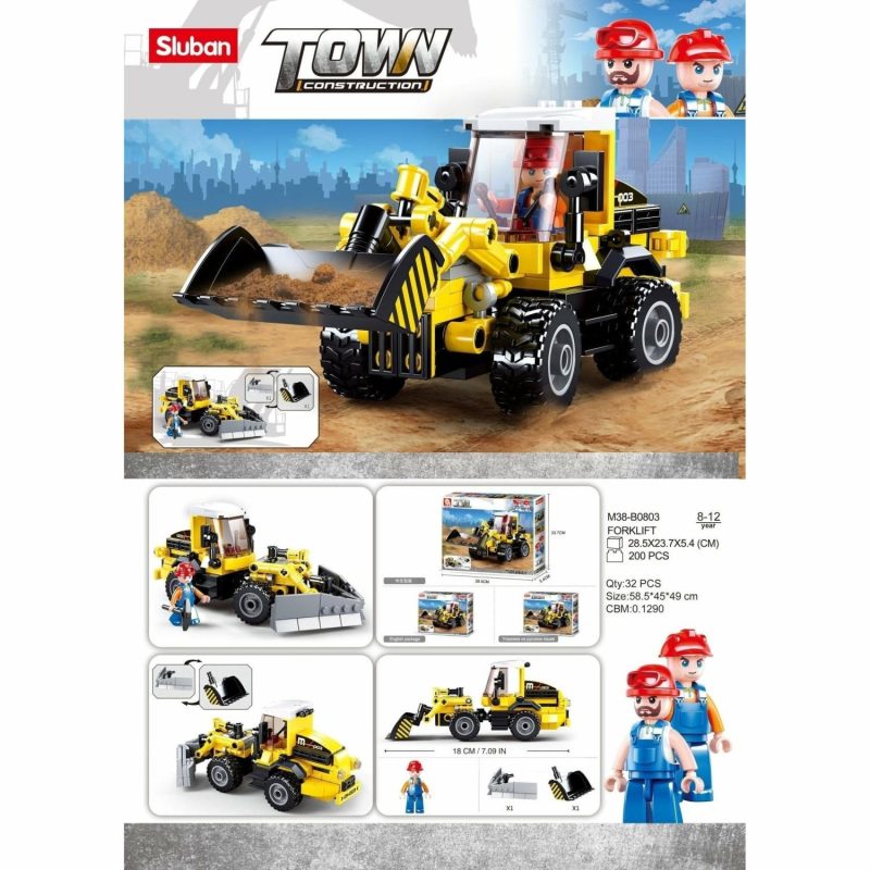 Building & Construction Toys | Town Dozer/Plow 200 Pcs Building & Construction Toys Building & Construction Toys