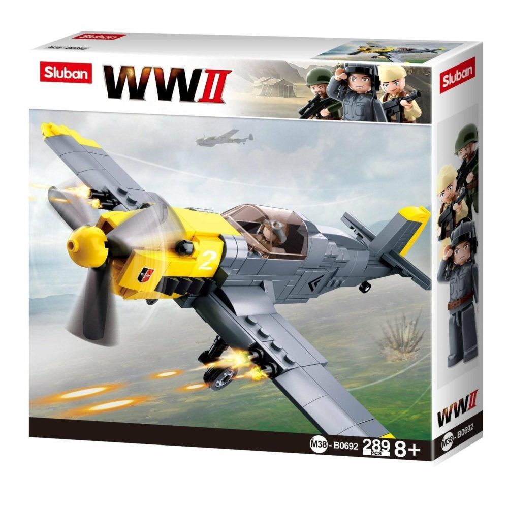 Building & Construction Toys | Ww2 Plane – Messerschmitt Bf 109 – 289Pcs Building & Construction Toys Building & Construction Toys