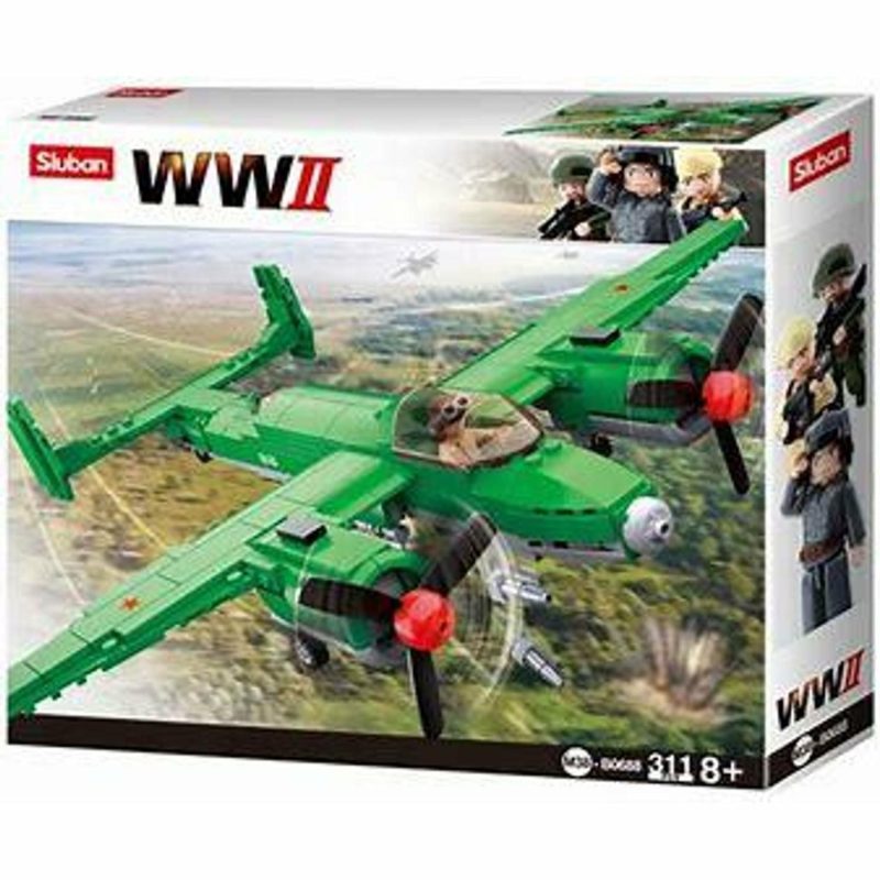 Building & Construction Toys | Ww2 Plane – Tupolev Tu-2 Bomber – 311Pcs Building & Construction Toys Building & Construction Toys