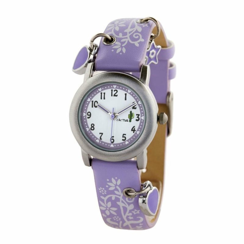 Clocks & Watches | Charming – Beautiful Kids Charm Watch – Purple Clocks & Watches Clocks & Watches