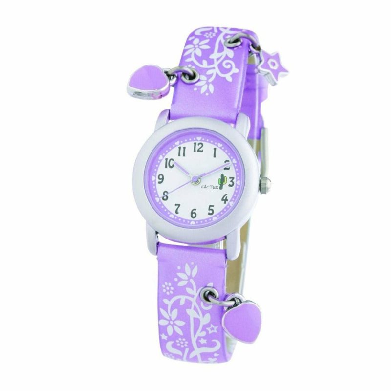 Clocks & Watches | Charming – Beautiful Kids Charm Watch – Purple Clocks & Watches Clocks & Watches