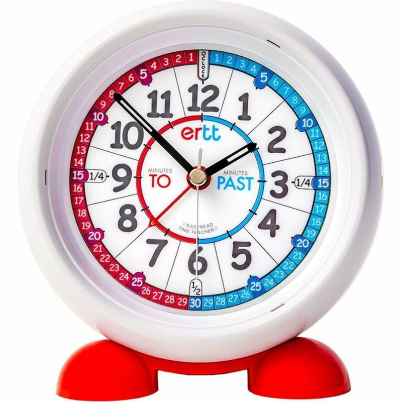 Clocks & Watches | Easy Read Time Teacher Alarm Clock – Blue And Red Clocks & Watches Clocks & Watches