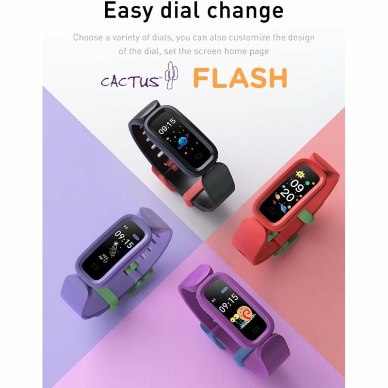 Clocks & Watches | Flash – Kids Fitness Activity Tracker – Purple Clocks & Watches Clocks & Watches