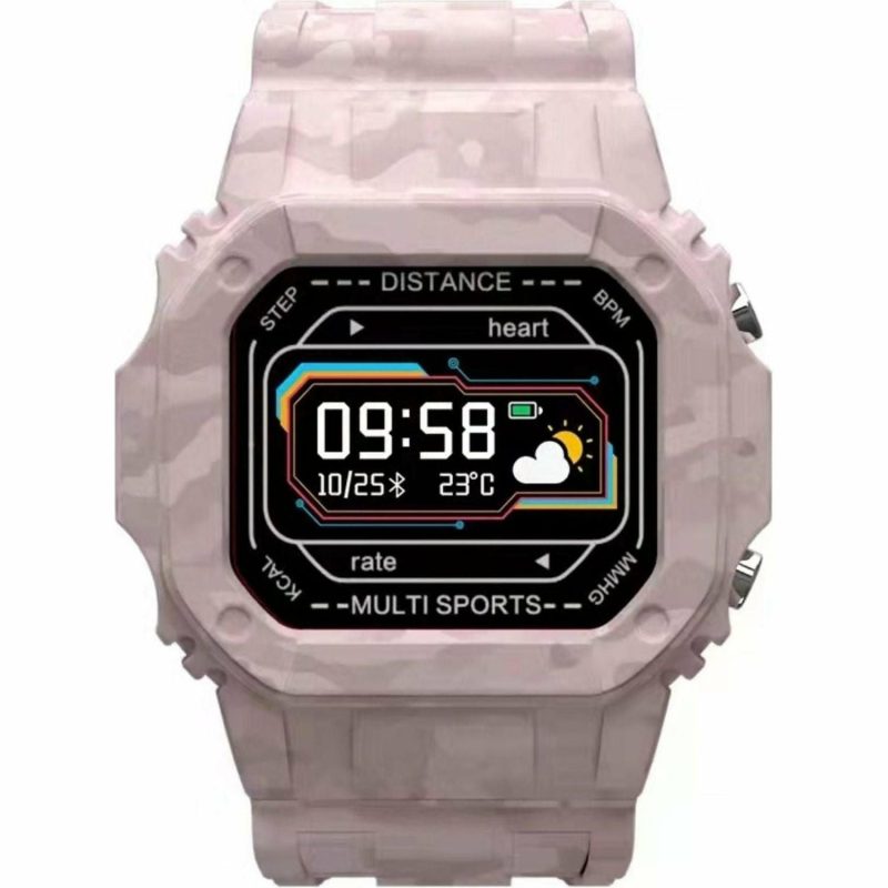 Clocks & Watches | Nexus – Kids And Teens Smartwatch – Pink Camouflage Clocks & Watches Clocks & Watches