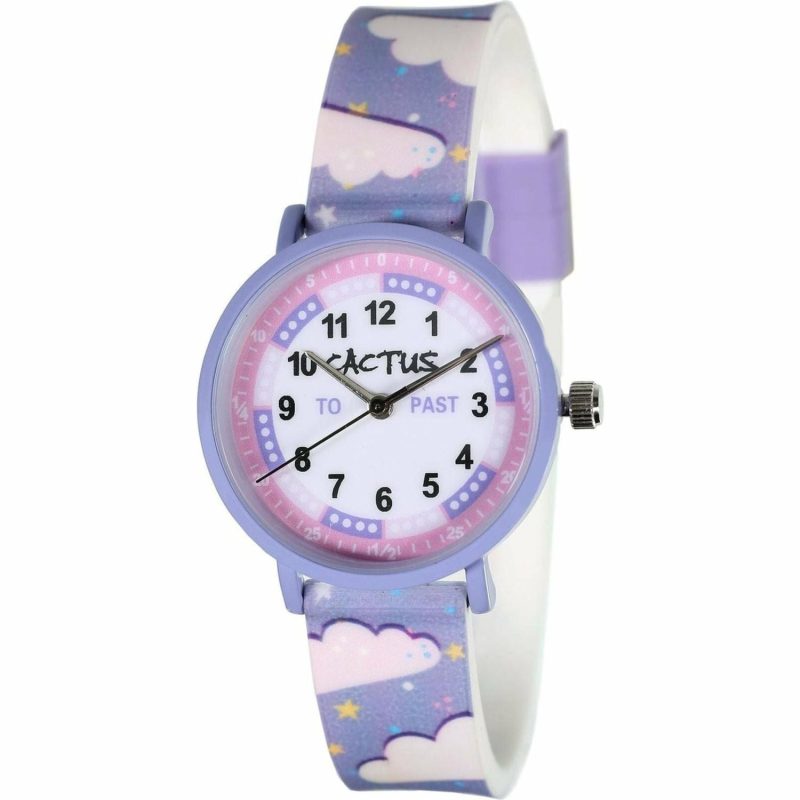 Clocks & Watches | Primary – Kids Watch – Purple – Rainbows Clocks & Watches Clocks & Watches