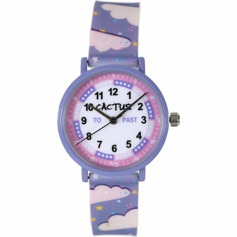 Clocks & Watches | Primary – Kids Watch – Purple – Rainbows Clocks & Watches Clocks & Watches