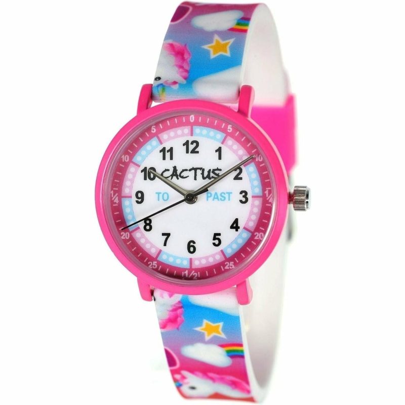 Clocks & Watches | Primary – Kids Watch – Unicorns – Pink Shop Clocks & Watches