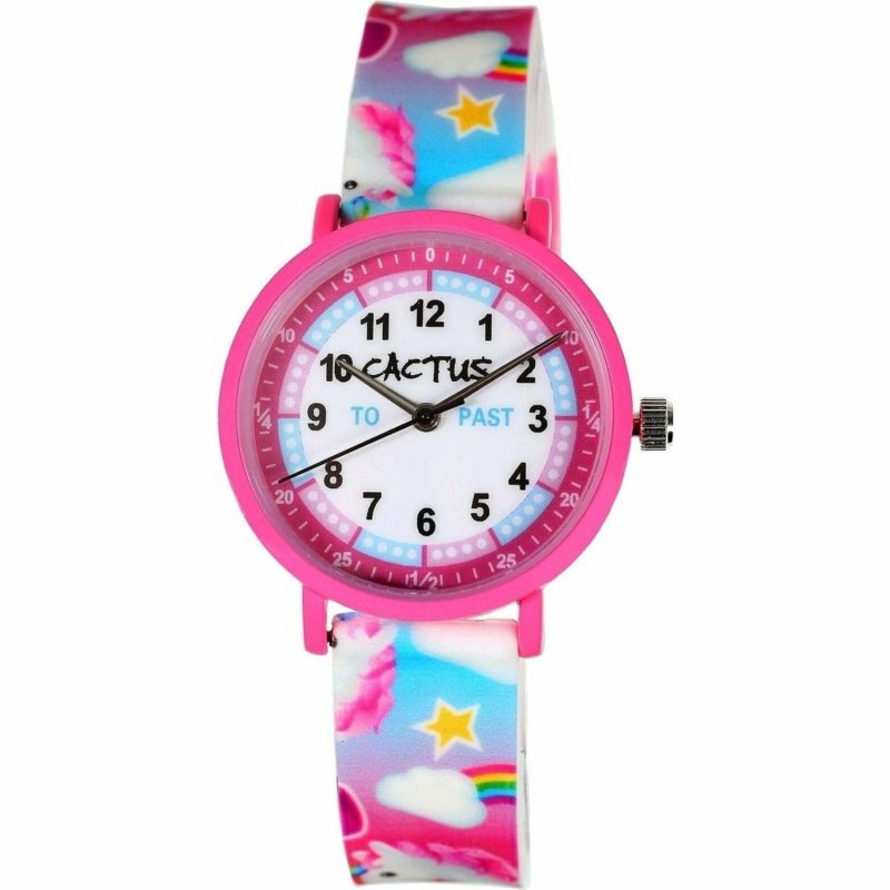 Clocks & Watches | Primary – Kids Watch – Unicorns – Pink Shop Clocks & Watches