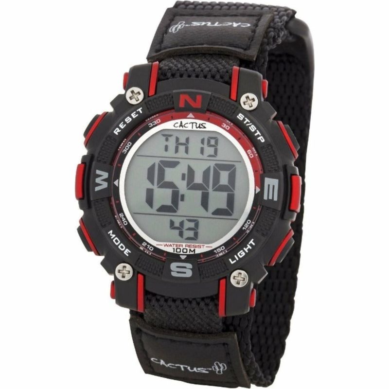 Clocks & Watches | Robust – Kids Digital Boys Watch – Black/Red Clocks & Watches Clocks & Watches