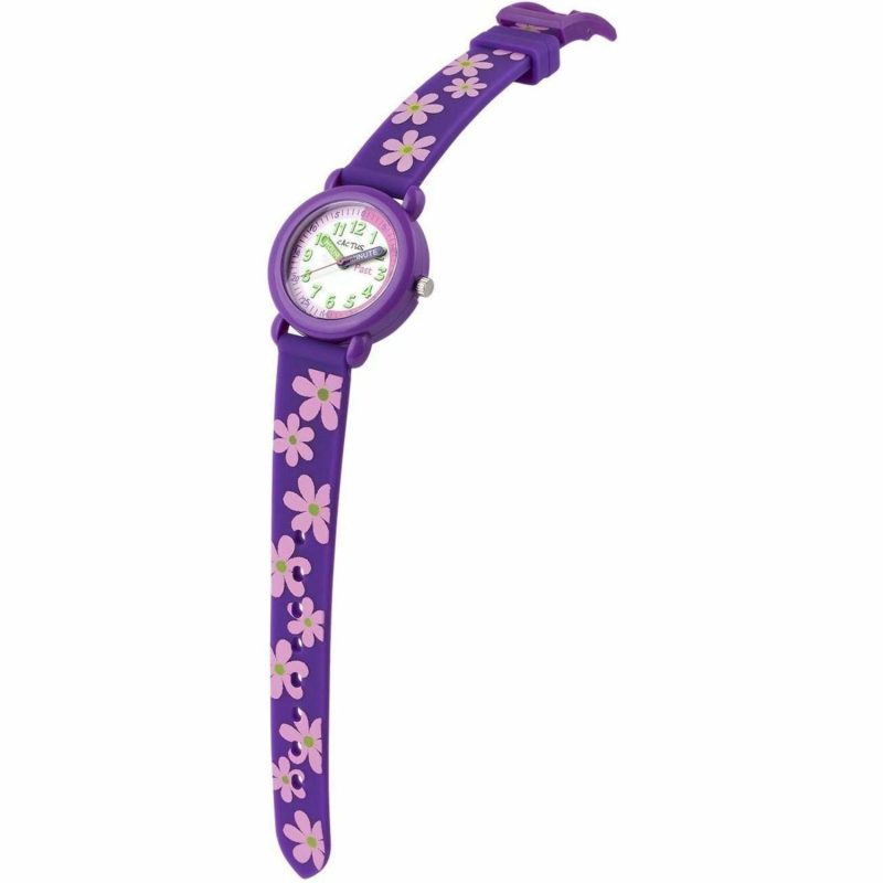 Clocks & Watches | Timekeeper – Kids Watch – Purple / Flowers Clocks & Watches Clocks & Watches