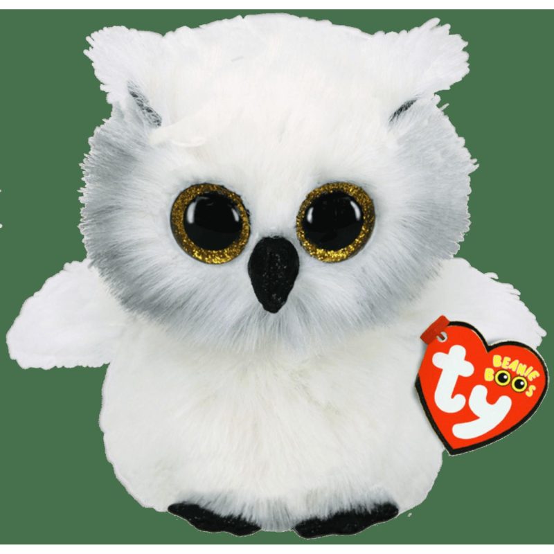 Collectables | Austin The White Owl (Regular Beanie Boo) Collectables Collectables