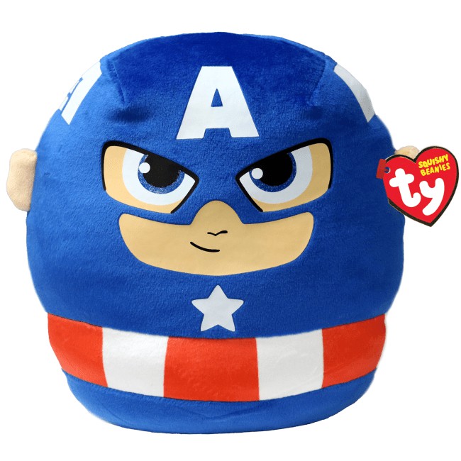 Collectables | Ty Marvel Captain America – Squish 35Cm Collectables Collectables