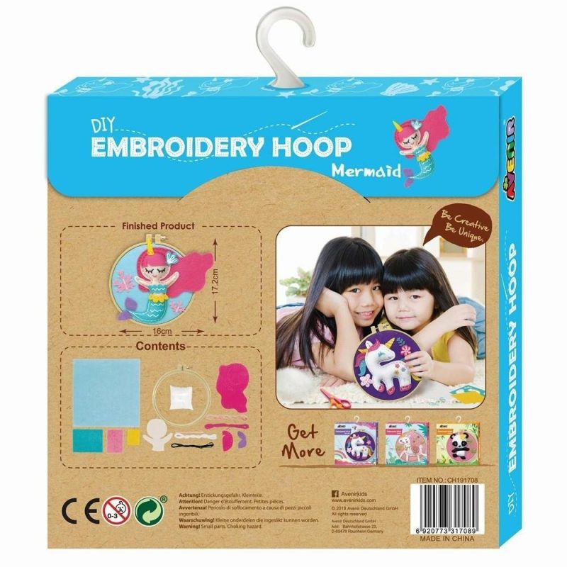 Creative Toys | Avenir Embroidery Hoop – Mermaid Creative Toys Creative Toys