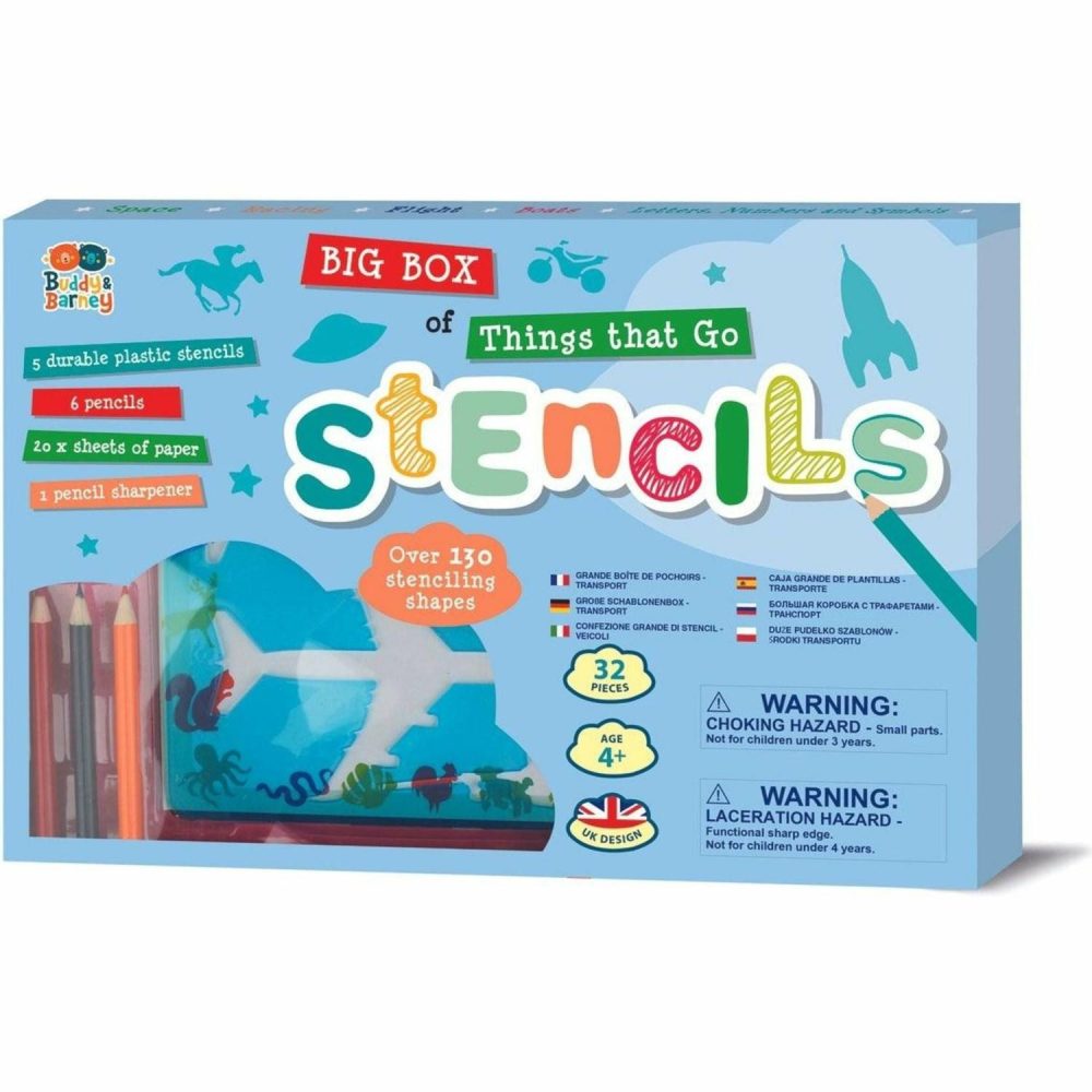 Creative Toys | Big Box Of Things That Go Stencils Creative Toys Creative Toys