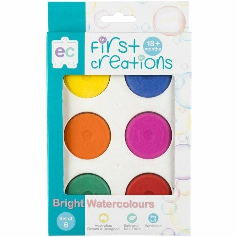 Creative Toys | Bright Watercolours Set Of 6 Creative Toys Creative Toys