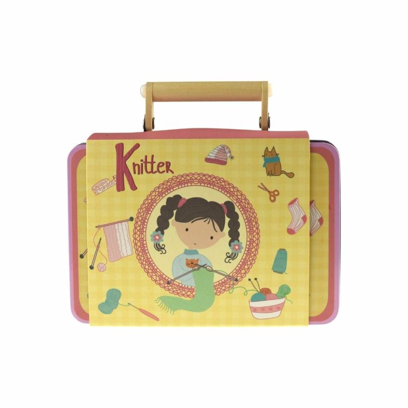 Creative Toys | Calm & Breezy Knitting Craft Kit In Tin Case Creative Toys Creative Toys