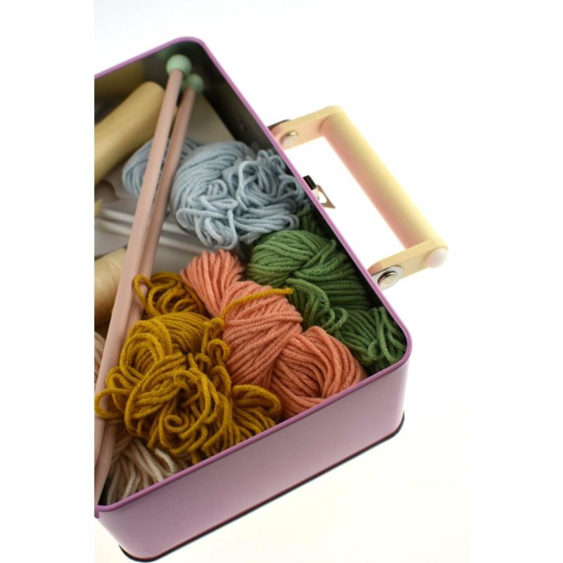 Creative Toys | Calm & Breezy Knitting Craft Kit In Tin Case Creative Toys Creative Toys