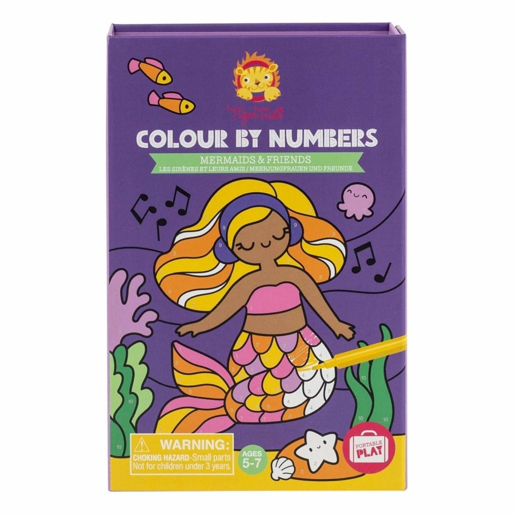 Creative Toys | Colour By Numbers – Mermaids And Friends Creative Toys Creative Toys