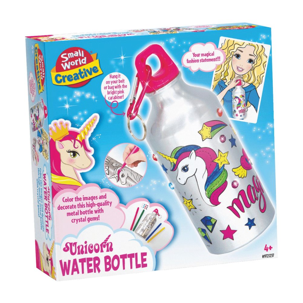 Creative Toys | Colour In Your Own Unicorn Water Bottle Creative Toys Creative Toys