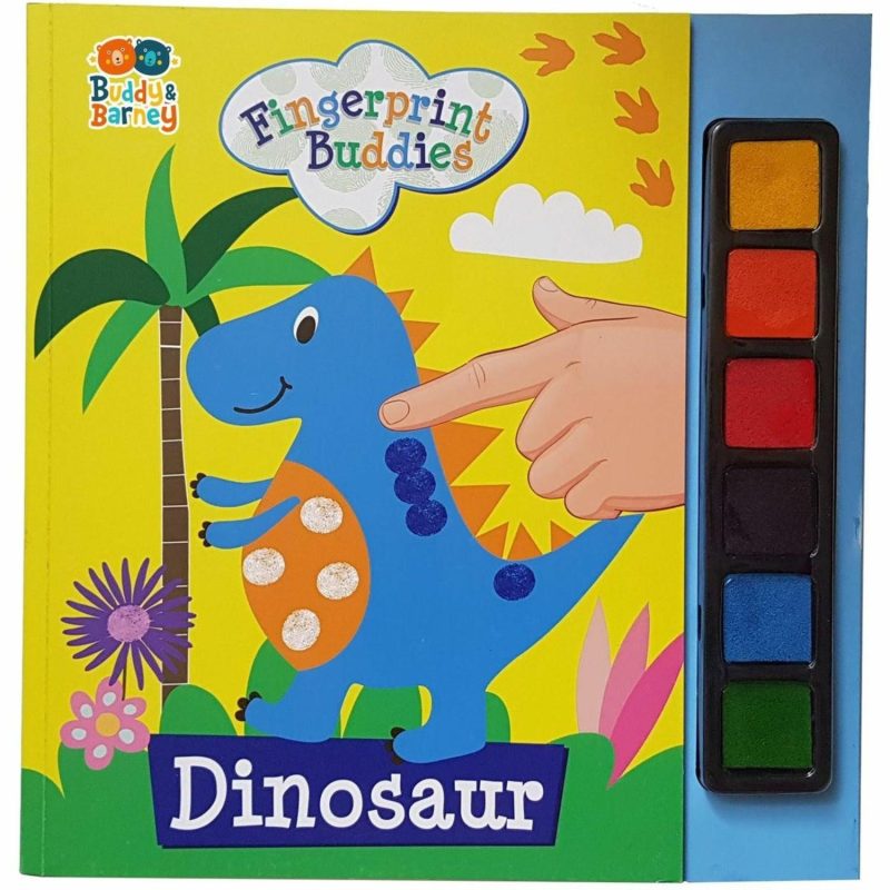 Creative Toys | Fingerprint Buddies Book – Dinosaur Creative Toys Creative Toys