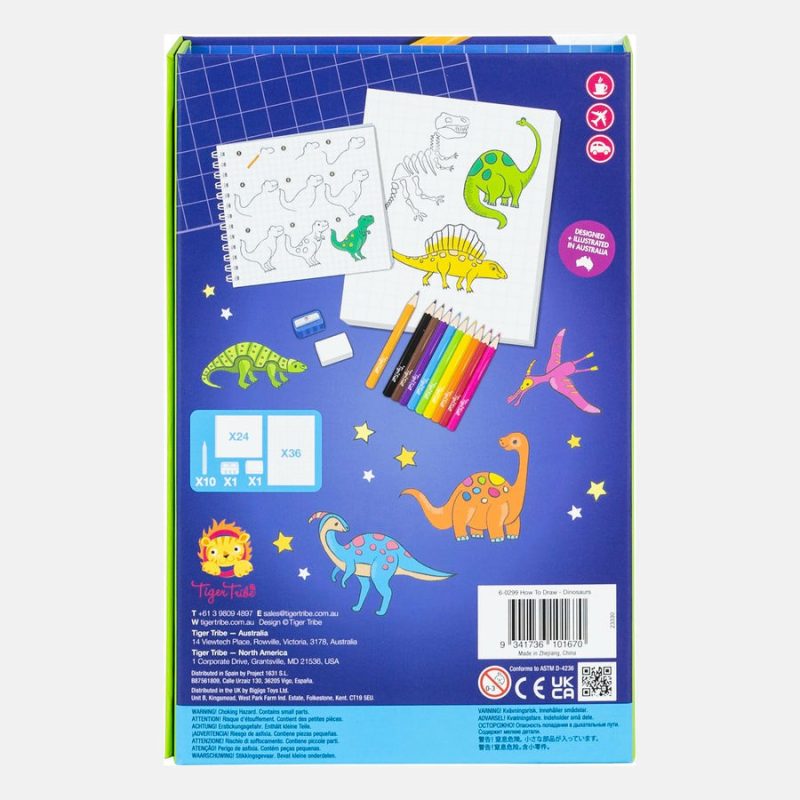 Creative Toys | How To Draw – Dinosaurs Creative Toys Creative Toys