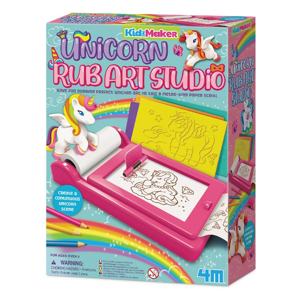 Creative Toys | Kidzmaker Unicorn Rub Art Studio Creative Toys Creative Toys