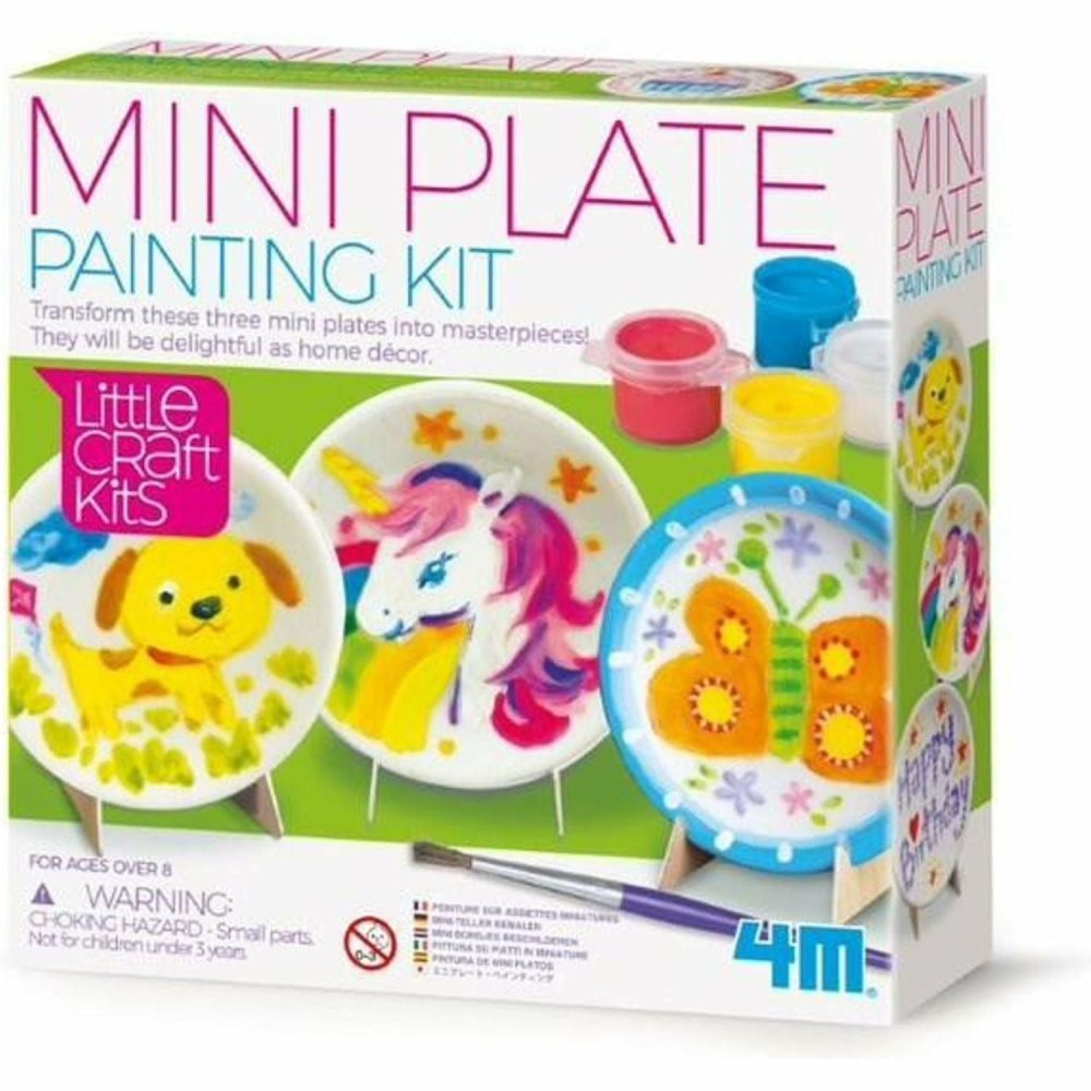 Creative Toys | Little Craft: Mini Plates Painting Kit Creative Toys Creative Toys