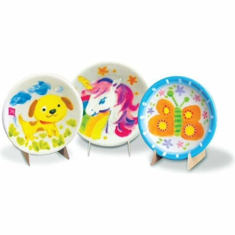 Creative Toys | Little Craft: Mini Plates Painting Kit Creative Toys Creative Toys