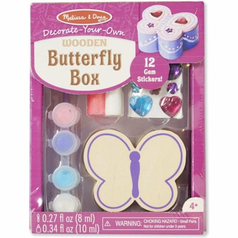 Creative Toys | Melissa & Doug – Created By Me! Wooden Butterfly Box Creative Toys Creative Toys