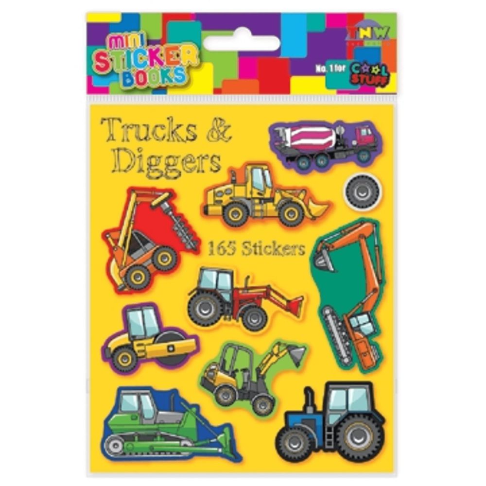 Creative Toys | Mini Sticker Book – Trucks And Diggers Creative Toys Creative Toys