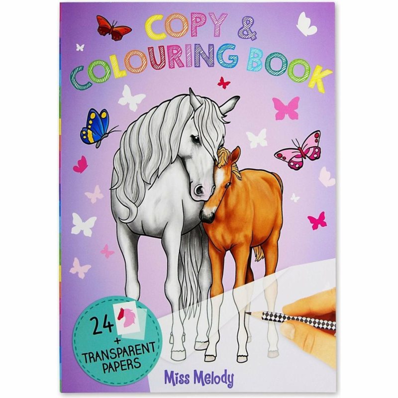 Creative Toys | Miss Melody Copy & Colour Book – Horses Creative Toys Creative Toys