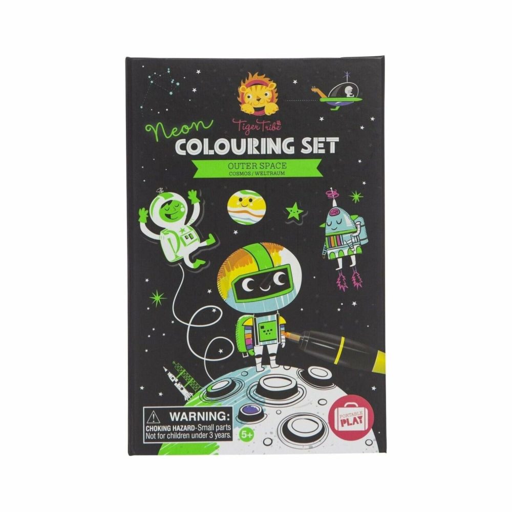 Creative Toys | Neon Colouring Set – Outer Space Creative Toys Creative Toys